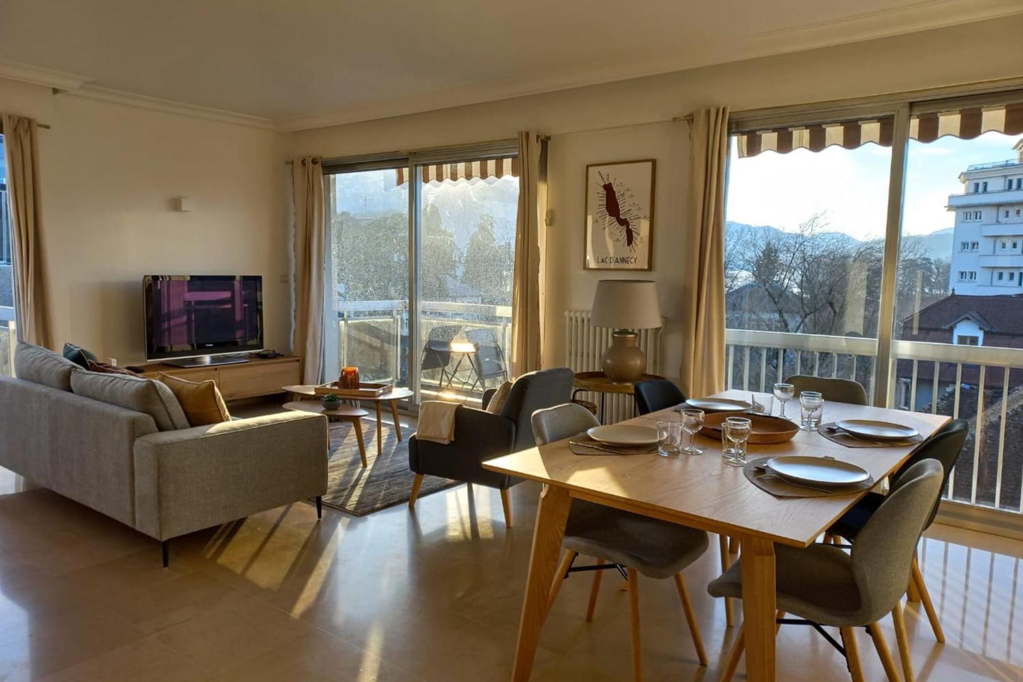 Tournette-Comfortable And Quiet Luxury Apartment Анси Екстериор снимка